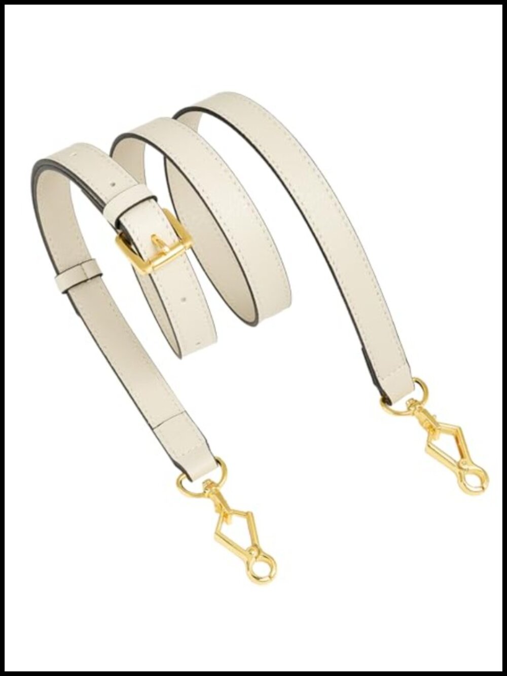 Genuine Full-Grain Leather Purse Strap Replacement Crossbody Adjustable